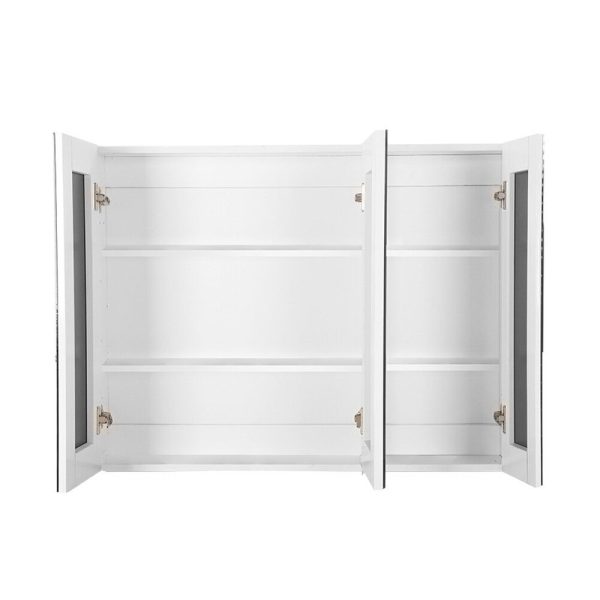 Bathroom Mirror Cabinet 1200x720mm White