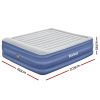 Air Mattress King Inflatable Bed 56cm Airbed Blue