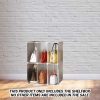 3 Tier Multifunctional PP Plastic Bag Box Portable Cubby DIY Storage Shelves Stackable Handbag Purse Organiser – 2