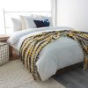 Zigzag Striped Throw Blanket Acrylic Wave Knitted Fringed Woven Cover Couch Bed Sofa Home Decor