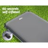 Self Inflating Mattress Camping Sleeping Mat Air Bed Pad Single Grey