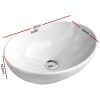 Bathroom Basin Ceramic Vanity Sink Hand Wash Bowl 41x34cm