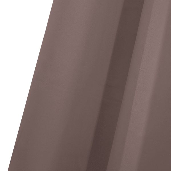 2x Blockout Curtains Panels 3 Layers Eyelet Room Darkening – 140 x 230 cm, Taupe