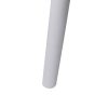Set of 2 Dining Chairs Rattan Seat Side Chair Kitchen Wood Furniture – White