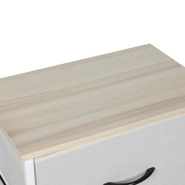 Storage Cabinet Tower Chest of Drawers Dresser Tallboy 8 Drawer Beige