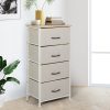 Storage Cabinet Tower Chest of Drawers Dresser Tallboy 8 Drawer Beige