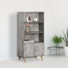 Bookshelf Industrial Display Shelf Cabinet Storage Bookcase Ladder Stand