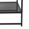 Cinnaminson 2-Tier Side Table Open Design Steel Home Shelf Compact Storage End Table