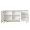 Sideboard Buffet Cabinet Automatic Spring Drawers Storage Shelf Cupboard