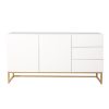 Sideboard Buffet Cabinet Automatic Spring Drawers Storage Shelf Cupboard