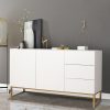 Sideboard Buffet Cabinet Automatic Spring Drawers Storage Shelf Cupboard