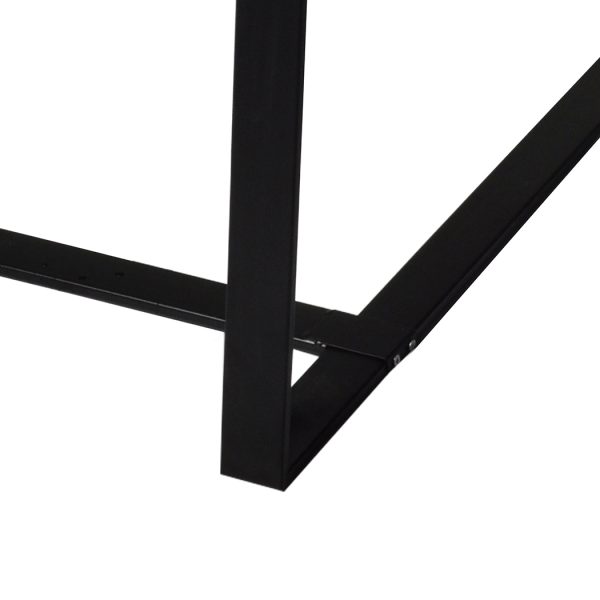 Coffee Table Storage Dining Table Industrial Steel Legs Grey 100CMX50CM