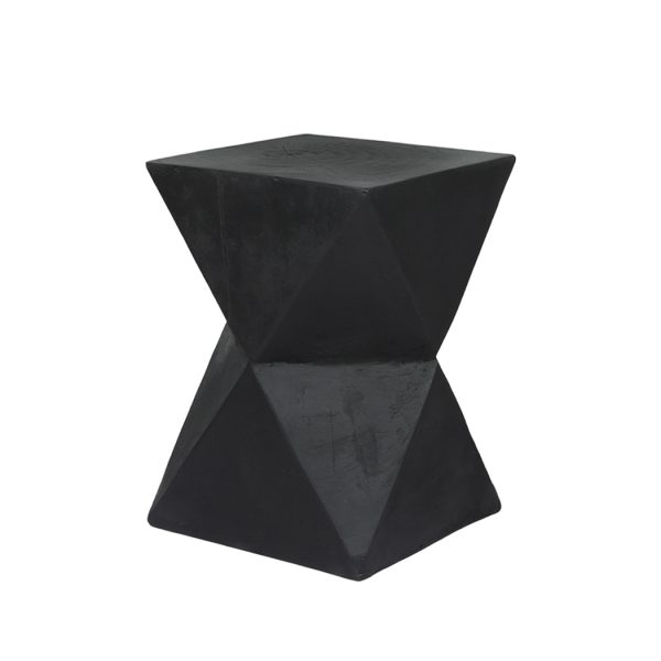 Coshocton Side Table Terrazzo Geometric Shape Magnesia Stool Stone Style Top 35cm