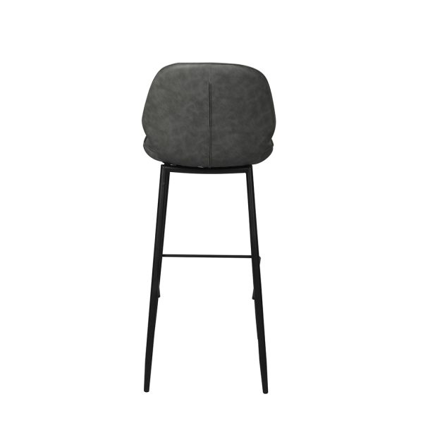 2x Bar Stool Counter Chair PU Leather Kitchen Pub Restaurant Padded Seat