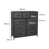 9 Chest of Drawers Storage Cabinet Tower Dresser Tallboy Drawer Retro