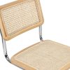 2x Dining Chairs Cesca Chair Replica Mid Century Modern Rattan Backrest