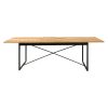 Dining Table 1.8-2.4M Extendable Wooden Rectangle Kitchen Coffee Tables