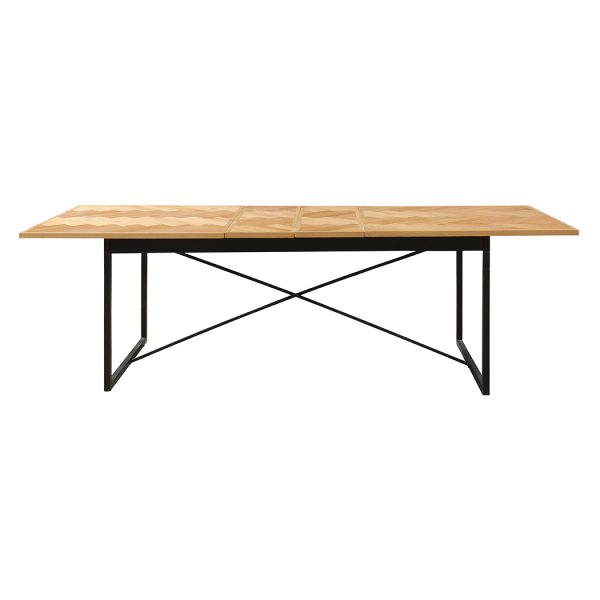 Dining Table 1.8-2.4M Extendable Wooden Rectangle Kitchen Coffee Tables