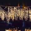 Curtain Fairy String Lights Wedding Outdoor Xmas Party Lights Warm White – 300 LED