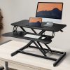 Standing Office Desk Riser Height Adjustable Sit Stand Shelf Computer