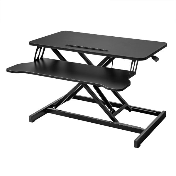 Standing Office Desk Riser Height Adjustable Sit Stand Shelf Computer