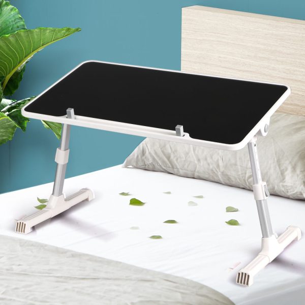 Laptop Desk Computer Stand Table Foldable Tray Adjustable Bed Sofa – Black