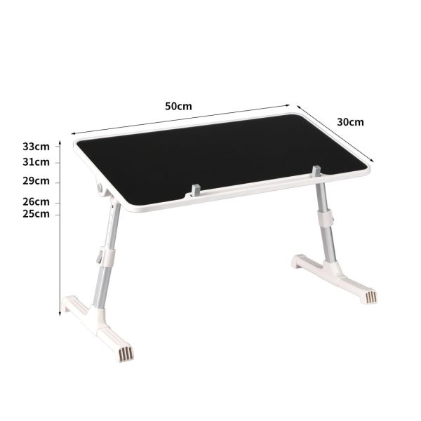 Laptop Desk Computer Stand Table Foldable Tray Adjustable Bed Sofa – Black