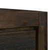 Coffee Table Solid Acacia Wood & Veneer 1 Drawer Storage Chocolate Colour