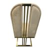 2X Fancy Dining Chair Beige Colour