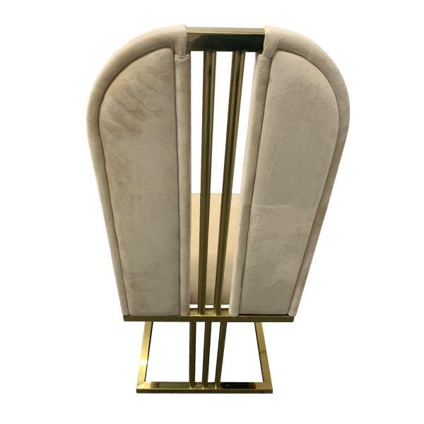 2X Fancy Dining Chair Beige Colour