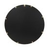 Wall Mirror Round Bathroom Decor Large Vanity Makeup Mirrors Frame 50cm