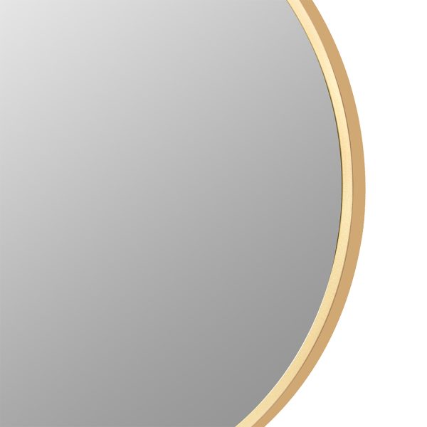 Wall Mirror Round Bathroom Decor Large Vanity Makeup Mirrors Frame 50cm