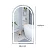 Arch Wall Mirror  LED Lighted Anti-fog Bathroom Mirrors Makeup 60x100cm