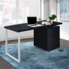Metal Desk with 3 Drawers – Black
