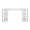 Computer Desk Bookshelf White 150CM