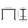 Motorised Standing Desk Frame Only Dual Motor Electric Height Adjustable