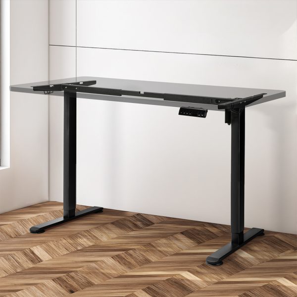 Motorised Standing Desk Frame Only Single Motor Height Adjustable