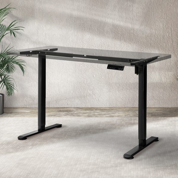 Motorised Standing Desk Frame Only Single Motor Height Adjustable