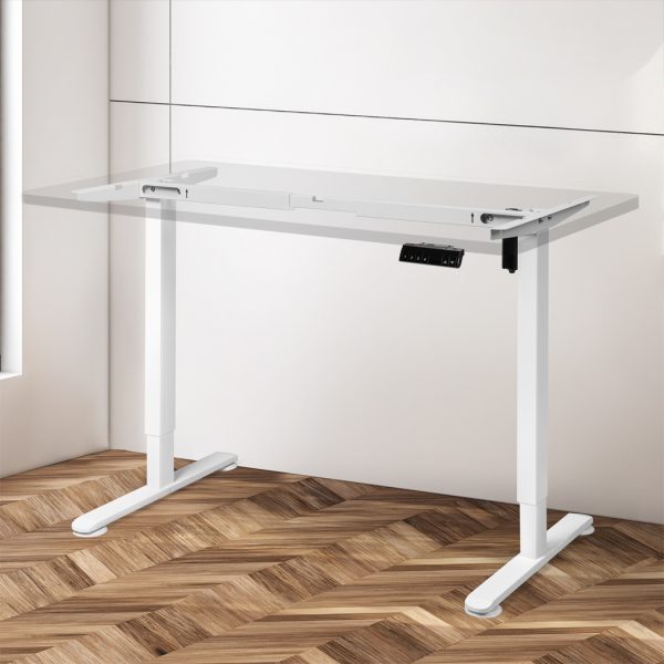 Motorised Standing Desk Frame Only Single Motor Height Adjustable