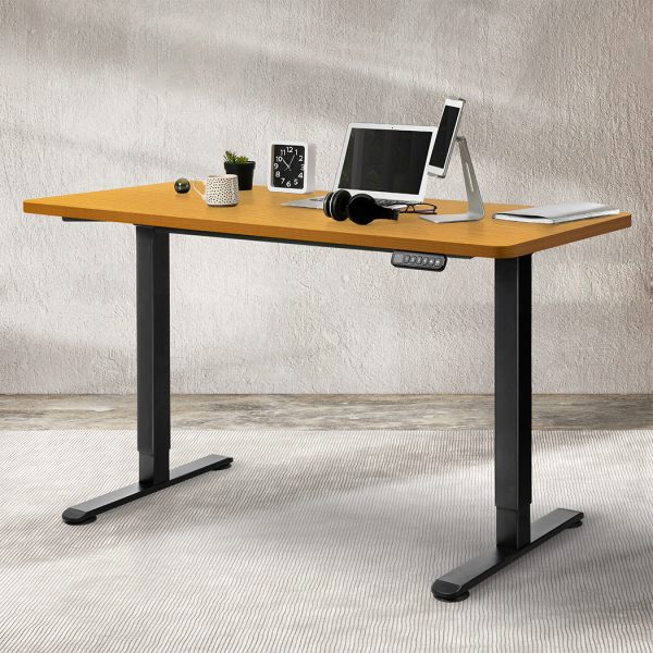 Motorised Standing Desk Adjustable Electric Sit Stand Dual Motor 120CM