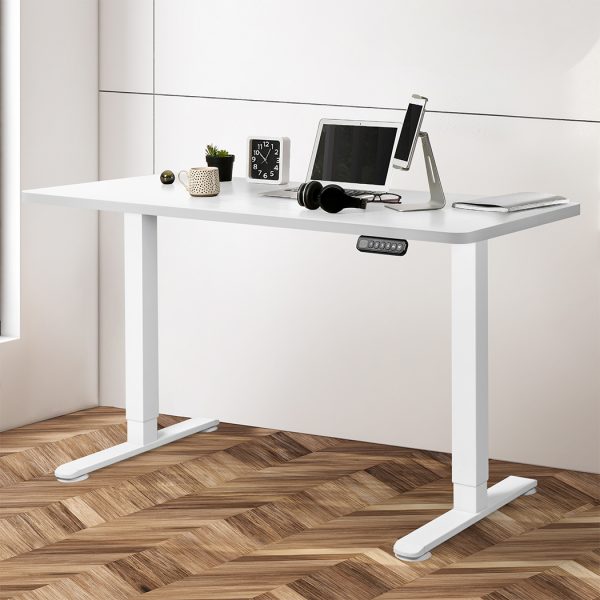 Motorised Standing Desk Adjustable Electric Sit Stand Dual Motor 120CM