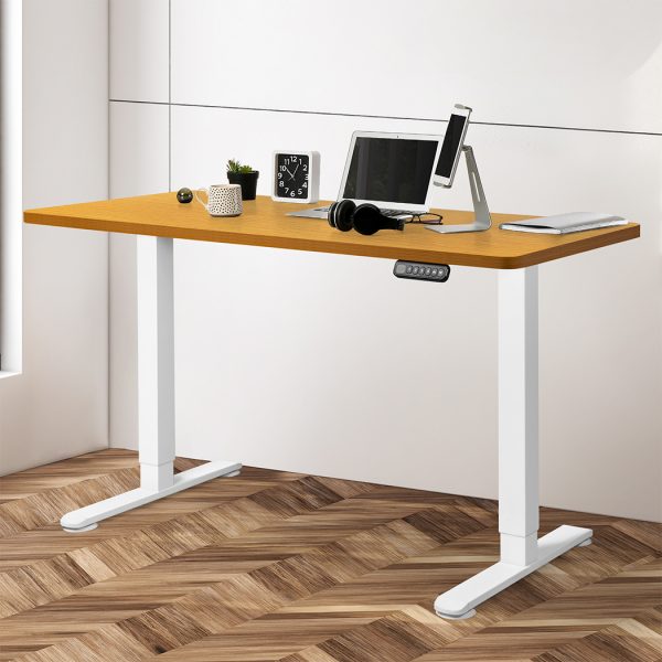 Motorised Standing Desk Adjustable Electric Sit Stand Dual Motor 140CM