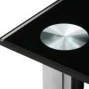 Console Table Tempered Glass Black