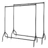 6FT Clothes Racks Metal Garment Display Rolling Rail Hanger Airer Stand Portable – 2