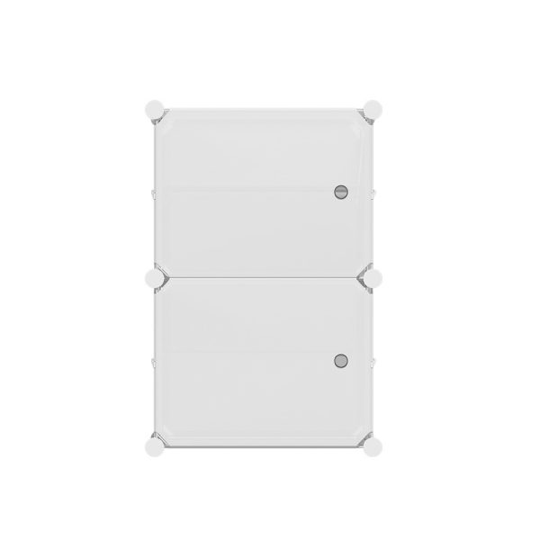 Shoe Cabinet DIY Shoe Box White Storage Cube Portable Organiser Stand