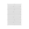 Shoe Cabinet DIY Storage Cube Shoe Box White Portable Organiser Stand