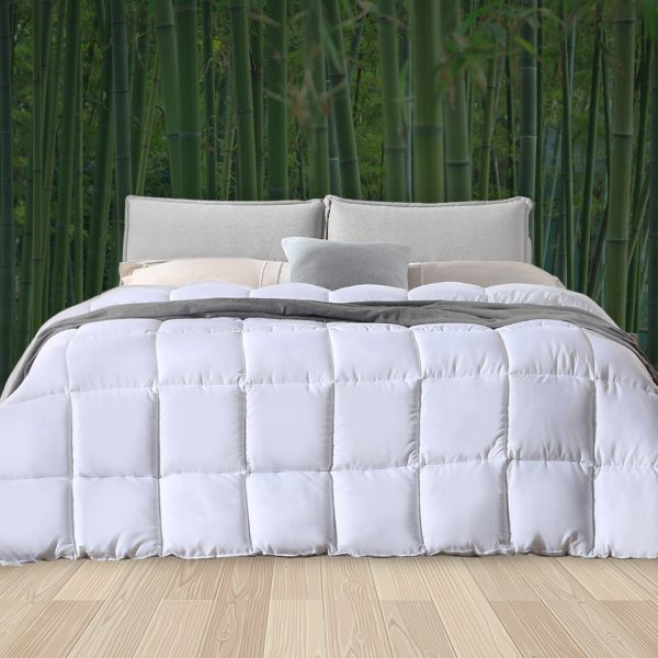 400GSM All Season Bamboo Winter Summer Quilt Duvet Doona Soft Double Size