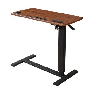 Standing Desk Height Adjustable Sit Stand Office Computer Table Foldable – Light Brown