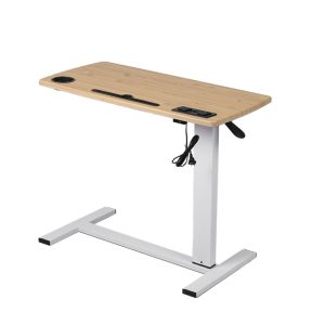 Standing Desk Height Adjustable Sit Stand Office Computer Table Foldable – Oak