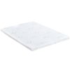 5cm Thickness Cool Gel Memory Foam Mattress Topper Bamboo Fabric – QUEEN, 5 cm